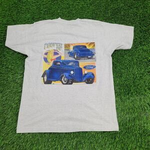 Vintage 80s Classic Car Shirt M/L 20x26 USA